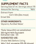 Corn Silk B120 (2pcs) Alcohol-Free Herbal Extract Tincture, Concentrated Liquid Drops Natural Corn Silk (Zea Mays) Dried Silk (2x4 fl oz)