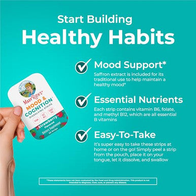 Maryruth's Mood & Cognition Dissolving Strips By Maryruth's 30 Count