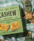 South 40 Snacks Pistachio and Cashew Bars, Extra Crunchy Nut Snack Bar, Simple Ingredients, Honey and Sugar, Unique Delicious Healthy Nut Clusters(40g Bar, Pack of 12)