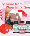 Zhou Vegan Essentials Multivitamin Supplement, B Vitamins, Energy, Vitamin C, Zinc, Immune System Function, Iodine Thyroid Support, Liposomal Iron, Plant-Based Diet Multivitamin, 60 Veg Caps