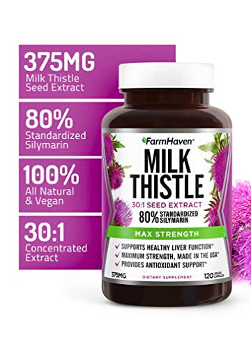 Farmhaven Usda Organic Milk Thistle Capsules