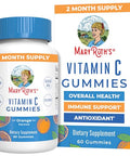 Maryruth'S Maryruth Organics Vegan Vitamin C Gummies 2 Month Supply Immune Support Supplement For Adults & Kids Chewable Vitamin C Gummy Vitamins Non-Gmo Pectin Based 60 Count