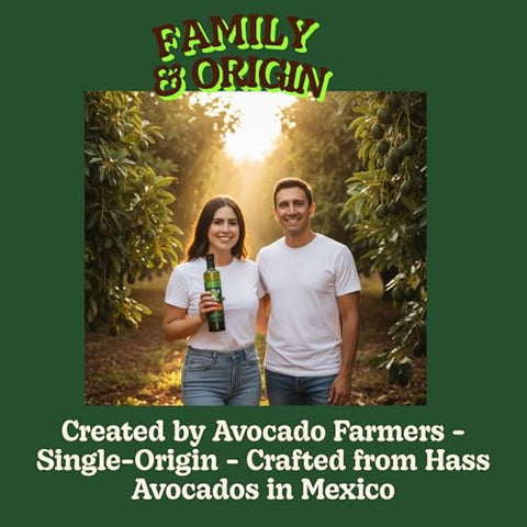 HASSY Avocado Oil 100% Pure , Cooking & Baking, High Smoke Point, Non-GMO, Kosher , 17.2 fl oz, 510 ML - Created by Avocado Farmers Ã¢â‚¬â€œ High-Heat, Frying, Grilling & Everyday Cooking - Keto & Paleo Friendly - Single Origin