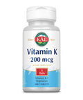 KAL Vitamin K 200mcg | 100ct
