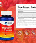 Trace Minerals Magnesium Chewable Supplement Promotes Calm Focus and Muscle Relaxation Supports Optimal Sleep and Digestion Sugar Free Raspberry Lemon 120 ct 30 Servings