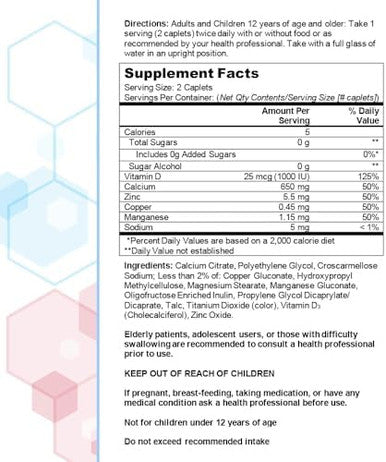 Citracal Maximum Plus 650 Mg Calcium Citrate Easily Absorbed And Highly Soluble With 25 Mcg (1000 Iu) Vitamin D3 Bone Health Support Calcium Supplement For Ages 12+ 180 Count