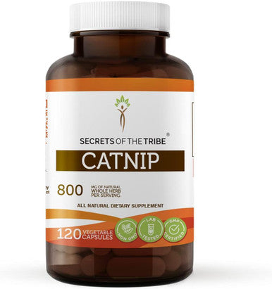 Secrets of the Tribe Catnip 120 Capsules, 800 mg, Catnip (Nepeta Cataria) Dried Herb (120 Capsules)