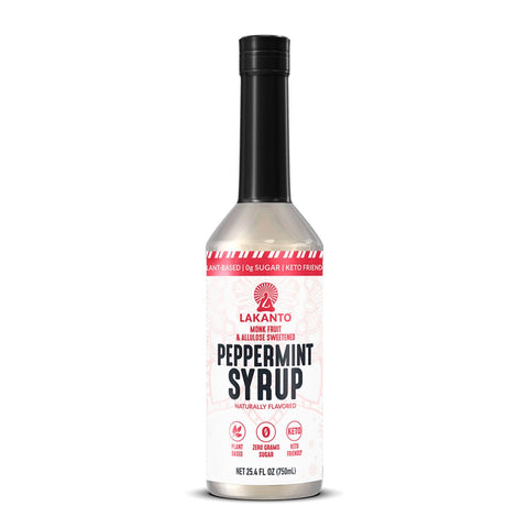 Lakanto Simple Flavoring Syrup - Monk Fruit Sweetener with Allulose, Perfect for Coffee, Tea, Cocktails, Snow Cones, Sodas, Other Drinks, Keto, Vegan (Original - 25.4 fl oz)