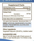 Secrets of the Tribe Dandelion Root Alcohol-Free Liquid Extract, Dandelion (Taraxacum Officinale) Dried Root Tincture Supplement (2 FL OZ)
