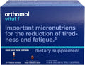 Orthomol Vital F Vial Women's Multivitamin 30-Day Supply Vitamins A B C D E K Calcium Iodine Omega-3...