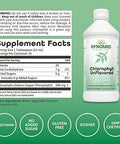 Dynamic Health Liquid Chlorophyll Unflavored 100 Mg Sodium Copper Chlorophyllins With Alfalfa And Mulberry Leaves Plant Cleanse And Deodorizing No Added Sugar 16 Fl Oz