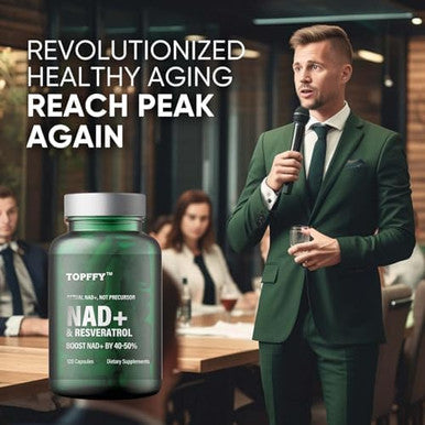 Nad+ & Resveratrol Supplement, 240 Softgels Nad+ Boosting Supplement For Max Absorption For Support Cellular Energy Aging Defense