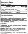 Swanson Eggshell Calcium with Vitamin D-3 60 Capsules 3 Pack