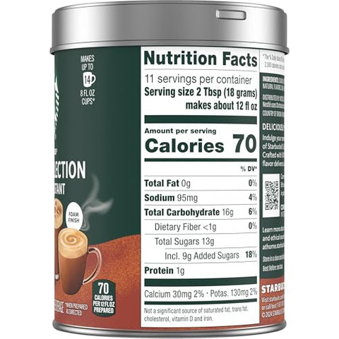 Starbucks Crema Collection Premium Instant Molten Chocolate Flavored Instant Coffee, 100% Arabica Beans, 3 Tins (7.12 Oz Each) 1.34 lb.