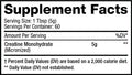 Musclesport Creatine Monohydrate Powder Micronized Creatine Monohydrate Energy Strength & Endurance 300G Unflavored