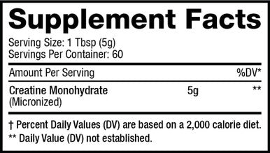 Musclesport Creatine Monohydrate Powder Micronized Creatine Monohydrate Energy Strength & Endurance 300G Unflavored