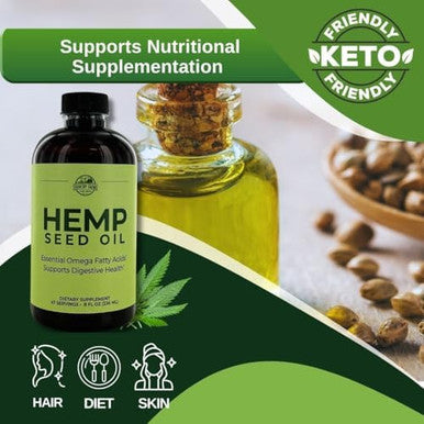 Country Farms Hemp Seed Oil 8 Fl Oz 47 Servings