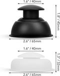 Silicone Cupping Therapy Sets Cups Massage,12Pcs Professional Vacuum Cupping Anti Cellulite Suction Cup For Facial Body Massage,Deep Tissue,Myofascial Release,Pain Relief,Muscle Relaxation-Black+White