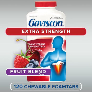 Gaviscon Extra Strength 120 Chewable Tabs