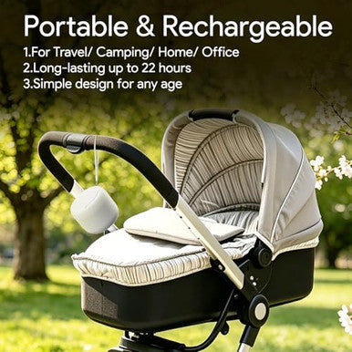 Splenpaw Portable & Mini Rechargeable White Noise Machine With 22 Soothing Sounds 3 Timer Options Memory Function For Baby Kids Adults Use For Travel Camping Home Nursery & Office