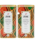 ZOE Extra Virgin Olive Oil, 1-Liter Tins (Pack of 2)