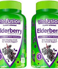 Vitafusion Elderberry Gummy Vitamins, 90Ct Elderberry Gummy Vitamins, Chewables, 90 Count