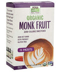 NOW Foods Monk Fruit Organic, 70 Packet