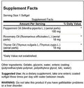 Swanson Peppermint Oil Combination 100 Sgels