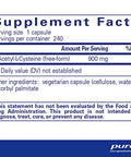 Pure Encapsulations NAC 900 mg 240 vcaps