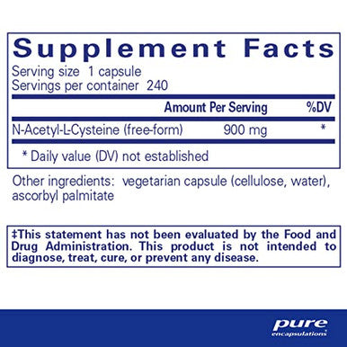 Pure Encapsulations NAC 900 mg 240 vcaps
