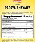 Sundance Papaya Enzymes 100 Chewable Tablets Natural Tropical Flavor Vegetarian Nongmo And Gluten Supplement