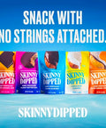SkinnyDipped Dark Chocolate Peppermint Covered Almonds, Healthy Snack, Plant Protein, Gluten Free, 1.2 Ounce (Pack of 15)