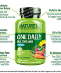 Naturelo One Daily Multivitamin For Men 120 Vegetarian Capsules One Daily Multivitamin For Women 120 Vegetarian Capsules Bundle 4 Month Supply