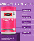 Swisse Ultivite Daily Multivitamin For Men 50 Vitamins, Antioxidants And Minerals + Adaptogens Energy, Stress & Immune Support Mens Multivitamins Supplement 120 Tablets