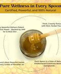 Center of Paradise Raw Manuka Honey Certified UMF 15+ | MGO 515+ (250g / 8.8oz) Glass Jar - Pure & Natural New Zealand Honey for Daily Immune Support and Wellness - Non GMO & Unpasteurized