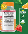 Lifeable Biotin Kids + Prebiotic Fiber Kids Gummies Bundle Great Tasting Vitamin Supplement Gluten Gmo Chewable Gummy