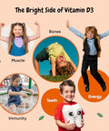 Maxmedix Kids Vitamin D3 1000Iu 120 Vitamin D Gummies For Kids (4-Month Supply) Low Sugar Vit D3 Gummies Natural Orange Flavor 1 Gummy Per Day Gluten-Free Non-Gmo Gmp-Approved