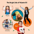 Maxmedix Kids Vitamin D3 1000Iu 120 Vitamin D Gummies For Kids (4-Month Supply) Low Sugar Vit D3 Gummies Natural Orange Flavor 1 Gummy Per Day Gluten-Free Non-Gmo Gmp-Approved