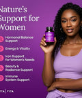 Etta Vita Primal Beef Organ Supplement For Women (Made In Usa) Boosted W Shatavari Maca Ashwagandha And Chasteberry - Grass Fed Uterus Ovary Liver Kidney Heart Bone Matrix Gotu Kola And Queen Colostrum