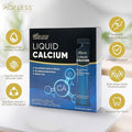 Ageless Liquid Calcium For Adults With Sea Bass Extract And Vitamin D8 - High Absorption Bone Strength Supplements, Natural Flavor, Gluten-- 25 Ml (15 Count)