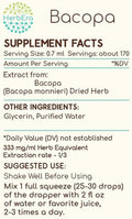 Bacopa B120 Alcohol-Free Herbal Extract Tincture, Bacopa (Bacopa Monnieri) Dried Herb (4 fl oz)