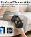 Emicool Cordless Knee Massager With Heat Vibration Heated Electric Knee Brace Massager For Pain Relief Muscle Relaxation 3 In 1 Knee Warmers Wrap For Shoulder Leg Elbow 4 Motors Christmas s For Dad Mom