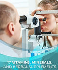 Ocu-Plus Formula, Eye Health Supplement For 50 Plus Adults - Lutein & Zeaxanthin, Zinc, Vitamins C, A, E, Copper Gluconate, Quercetin (60 Capsules)