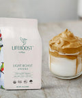 Lifeboost Light Roast Ground Coffee Non GMO Single Origin Low Acid Organic Light Roast Coffee Third Party Tested For Mycotoxins and Pesticides Ground 12 Ounces