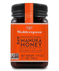 Wedderspoon Raw Premium Manuka Honey KFactor 16+, 17.6 Ounce & Organic Manuka Honey Drops, Ginger + Echinacea, Unpasteurized, Genuine New Zealand Honey, Perfect Remedy For Dry Throats, 4.0 Ounce