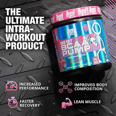 Bpi Sports Best Bcaa Pump Bcaa Powder Intra Workout Sports Drink With Branched Chain Amino Acids For Hydration & Recovery For Men & Women Candy Land 25 Servings