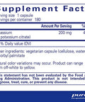 Pure Encapsulations Potassium citrate 180 vcaps