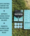 Tolevita Calm Patches Blue Relaxation And Stress Relief With Gaba Ashwagandha Ltheanine Passion Flower Magnesium Herbal Mood And Calm Support 36 Pcs