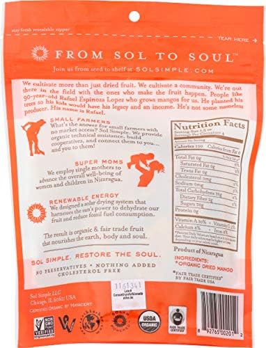 Dried Mango 6 Ounces (Case of 6)