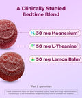 Olly Kids Melatonin Free Sleep Gummy Supplement Supports Sleep Quality Magnesium L-Theanine Lemon Balm Cloudberry Peach Flavored 25 Day Supply 50 Count